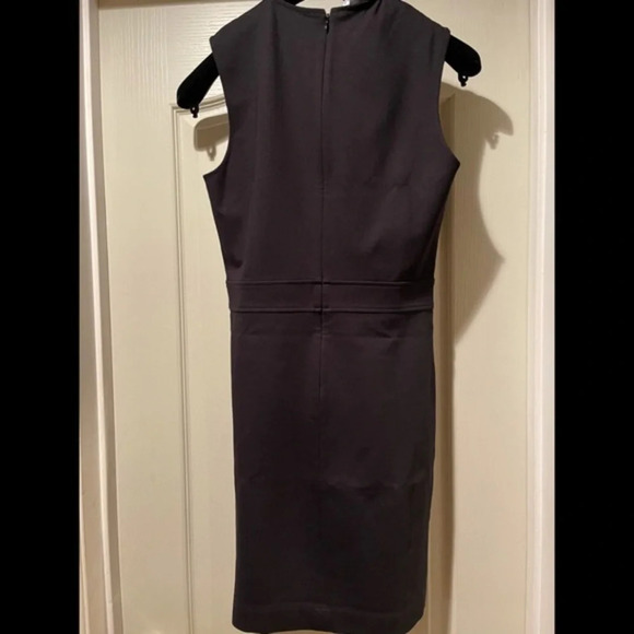 LOVE Moschino Sleeveless Dress w/ Double Heart Belt, Size 42IT/6US, Black, NWT - Picture 7 of 10